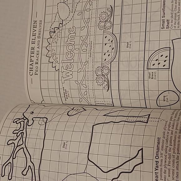 Vintage 412 Woodworking Patterns Book - Picture 11 of 16